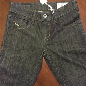 Diesel Zivy womens jeans zip bottoms slim 24x34